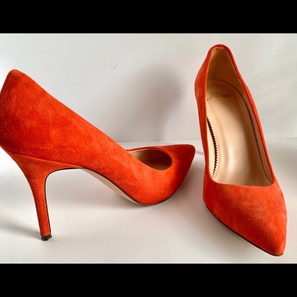 J Crew Elsie Suede Heels